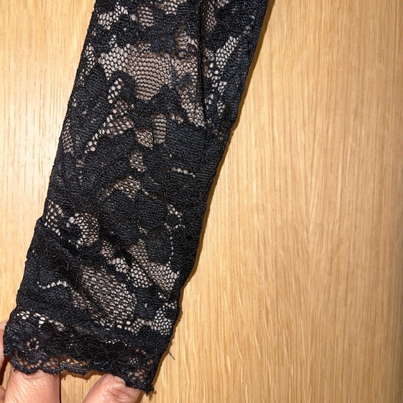 Herve Leger Candice Black Off Shoulder Dress Size XS - Picture 14 of 14